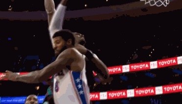 总能把握时机！乔治补防再成背景板 杜伦顺下隔扣2+1